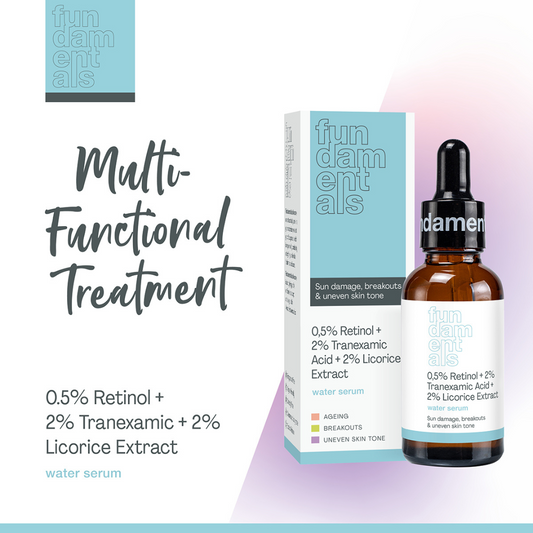 0,5% Retinol + 2% Tranexamic + 2% Licorice Extract Serum