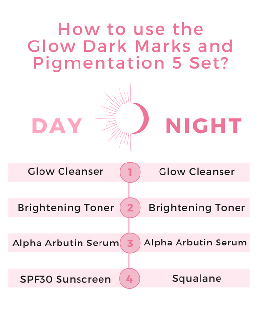 Glow AM and PM Dark Marks and Pigmentation 5 Set