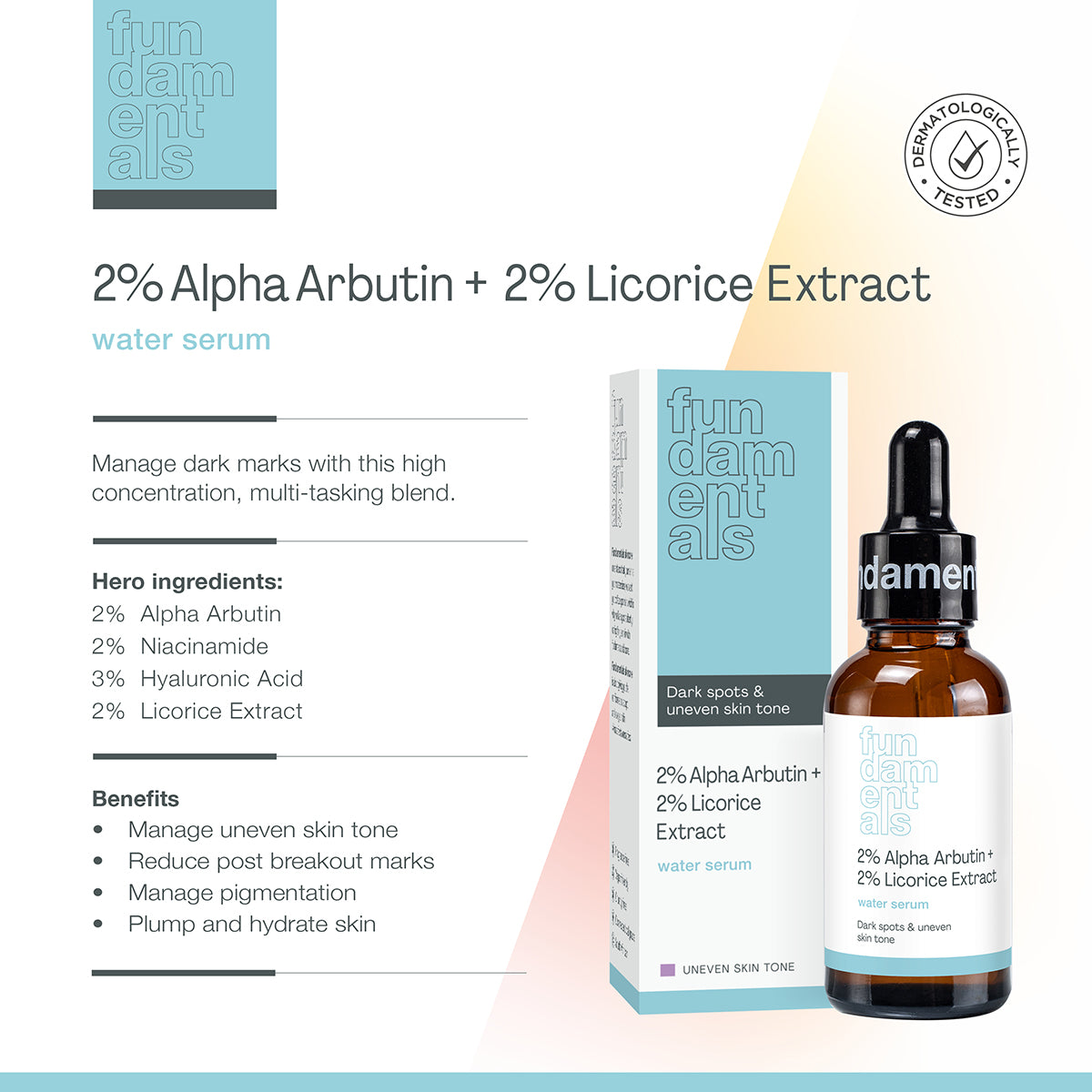 2% Alpha Arbutin + 2% Licorice Extract Serum