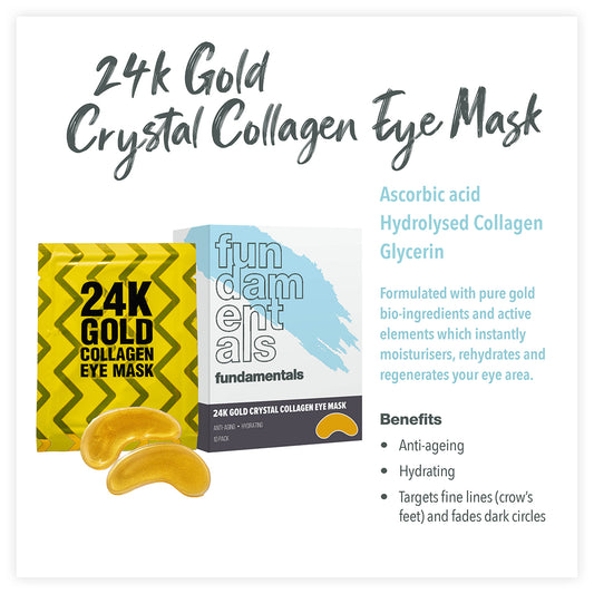 24K Gold Crystal Collagen Eye Mask