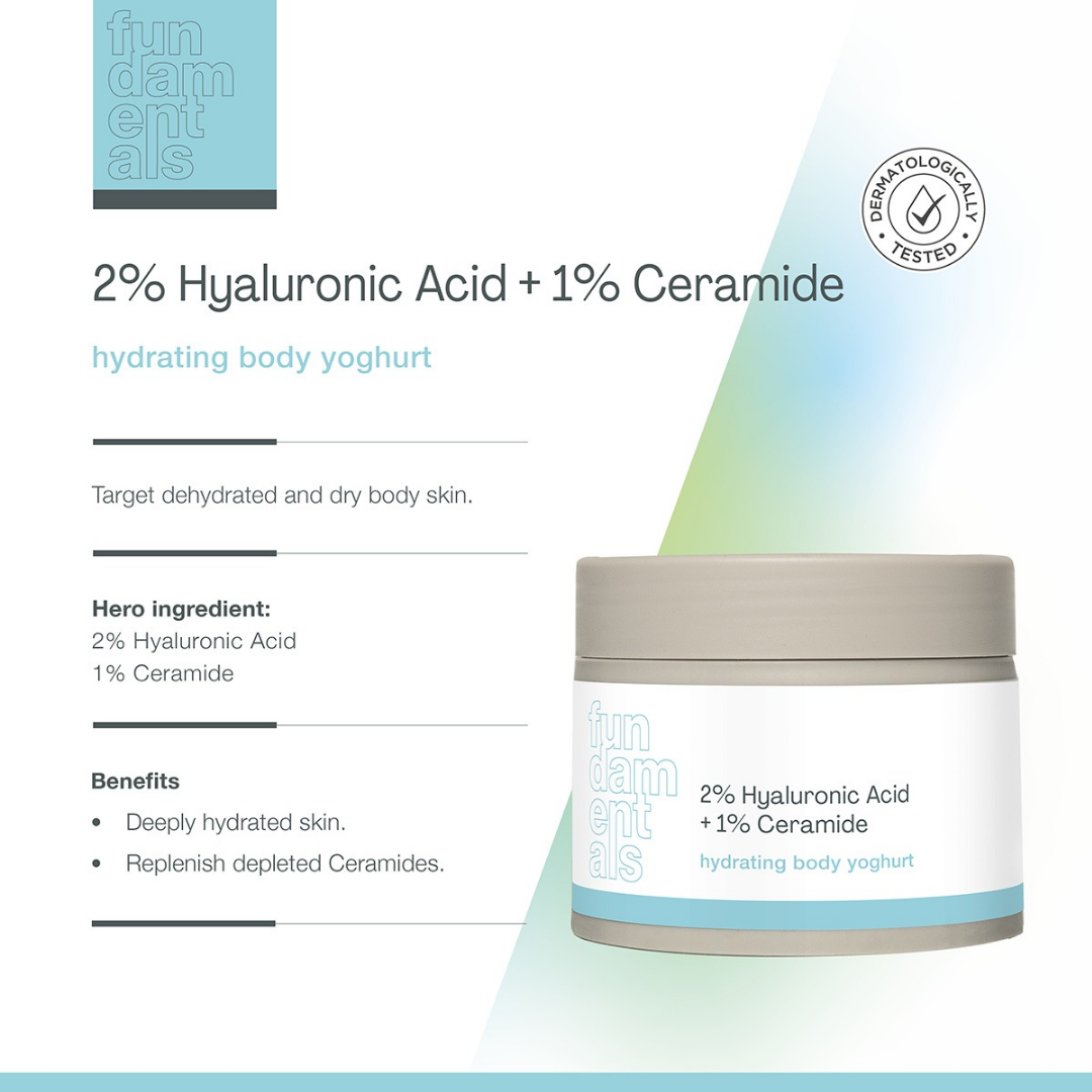 Hydrating Body Yoghurt - 2% Hyaluronic Acid + 1% Ceramide